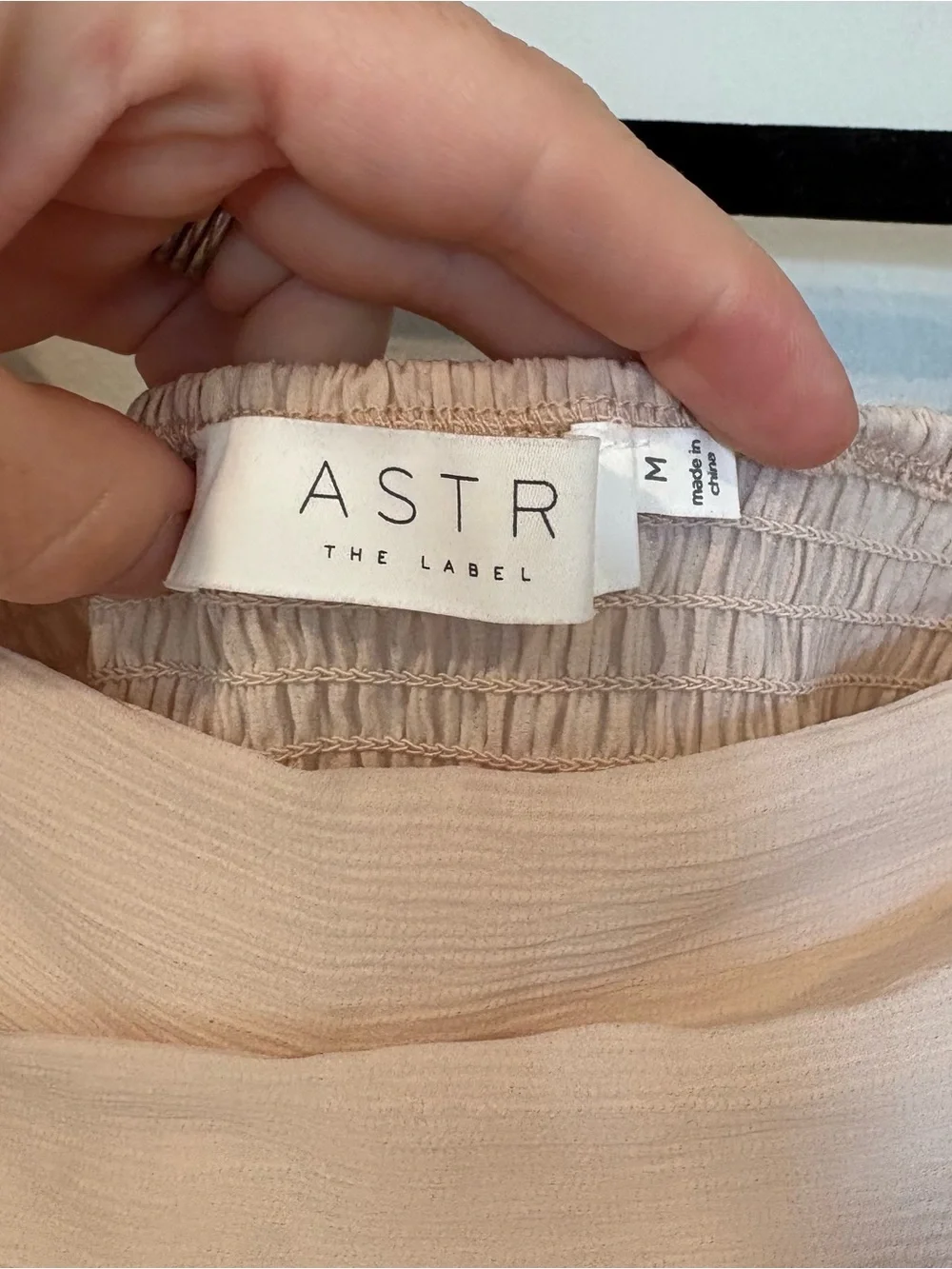 ASTR THE LABEL puff sleeve shirt